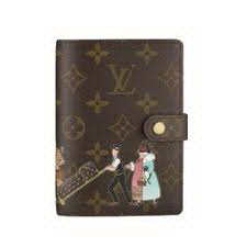 1:1 Copy Louis Vuitton Monogram Canvas Small Ring Agenda Cover Illustre R Replica - Click Image to Close